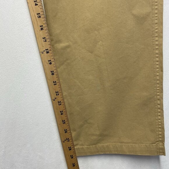 J.Crew High-Rise Wide Leg Khaki Chino Pants Women Size 29 Beige Flat Front New - Picture 7 of 16